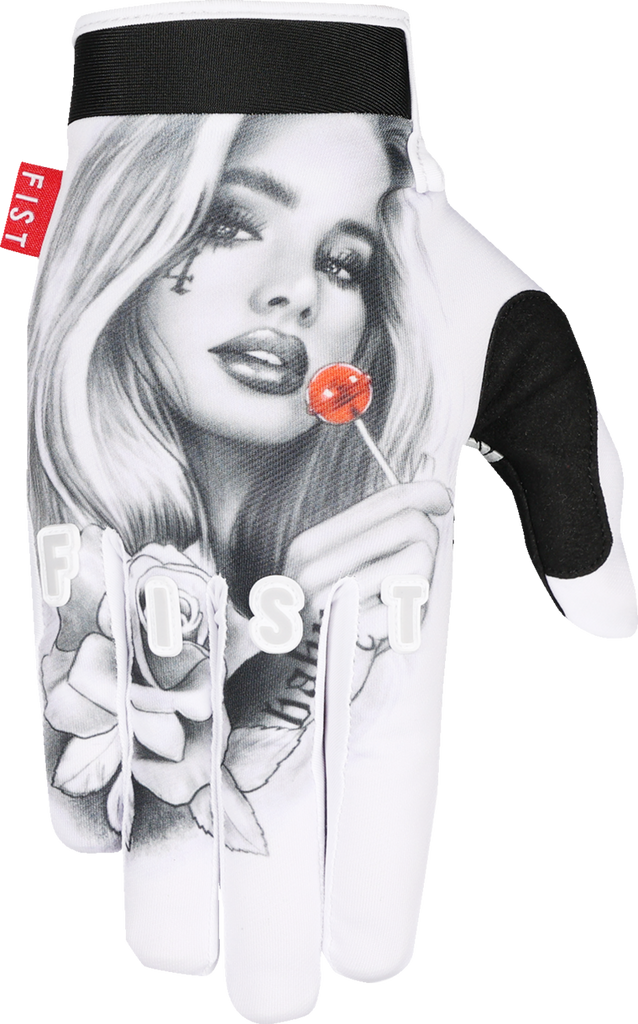 FIST HANDWEAR Strapped Hannah Roberts Red Label Eye Candy Gloves, XS, F-GS-01004-XS