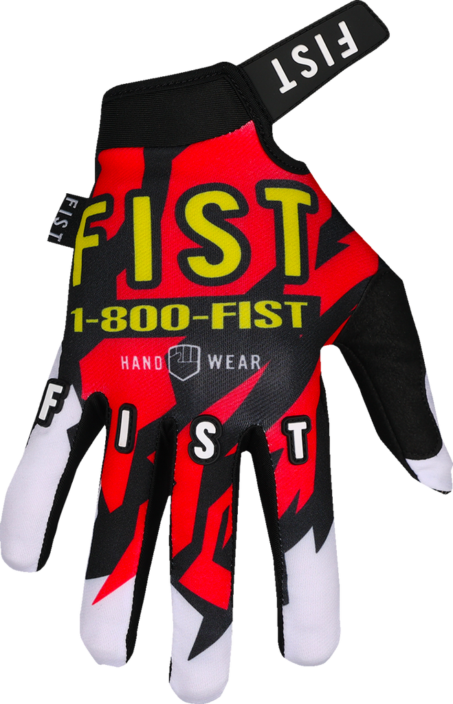 FIST HANDWEAR Strapped 90's Red Gloves, 2XS - F-GS-01027-XXS