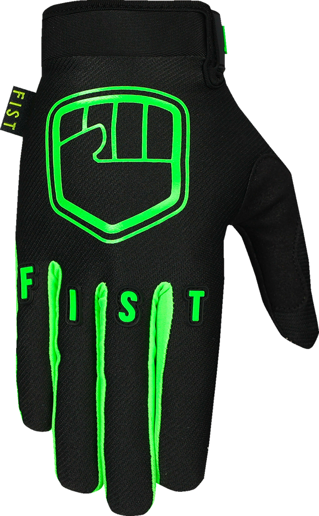 FIST HANDWEAR Youth Strapped Stocker Gloves, Fluoro Green, Large – F-GSY-01129-L