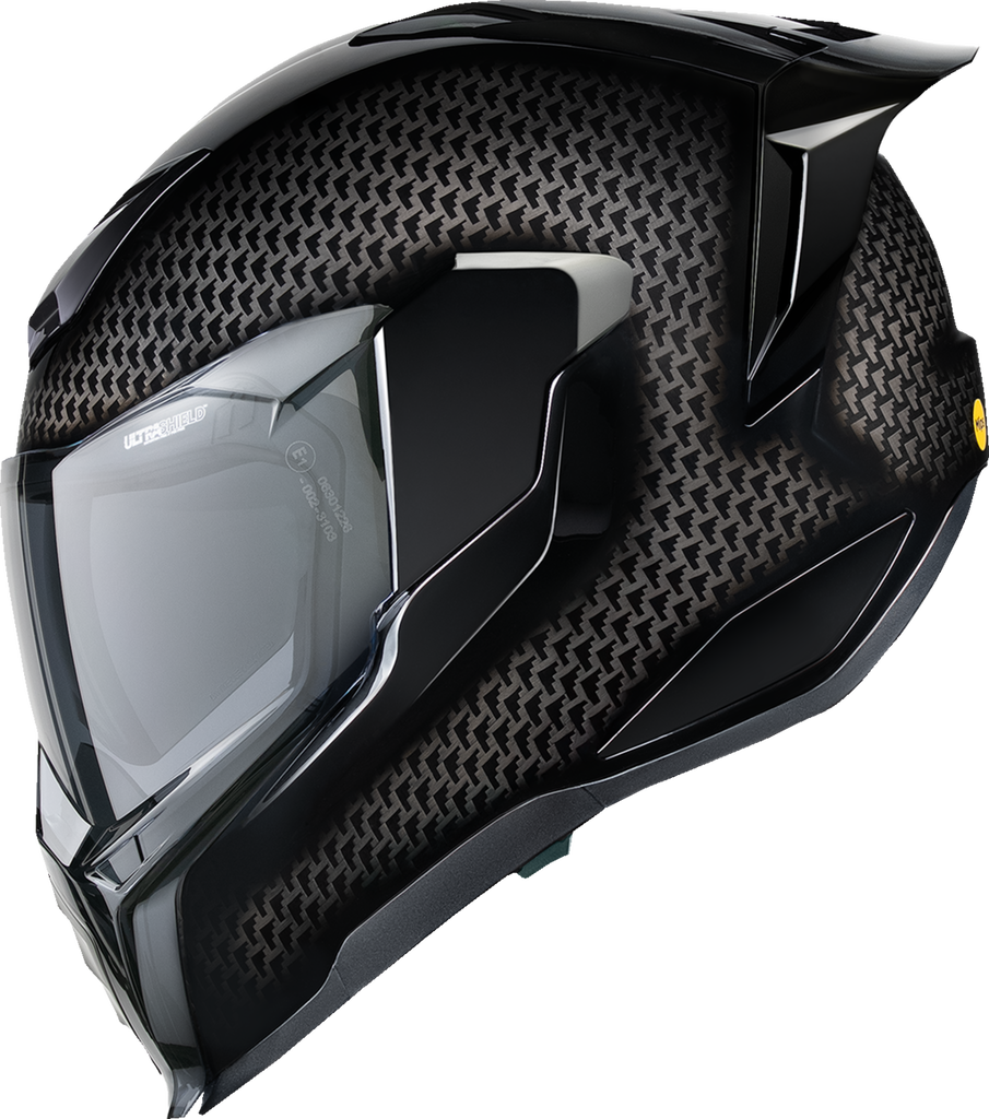 ICON Ultraflite™ Carbon Helmet with MIPS® – Black, Large, 0101-18575