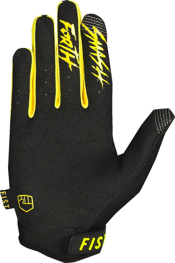 FIST HANDWEAR Strapped Stocker Gloves, Fluoro Yellow, 2XS - F-GS-01130-XXS