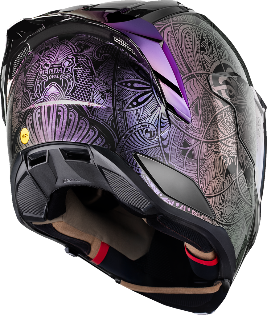 ICON Ultraflite™ MIPS® Helmet – Opal Mandala Purple, Large, 0101-18619