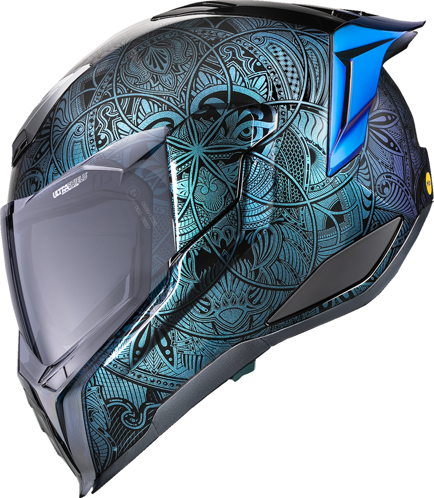 ICON Ultraflite™ MIPS® Opal Mandala Helmet Blue XL 0101-18698