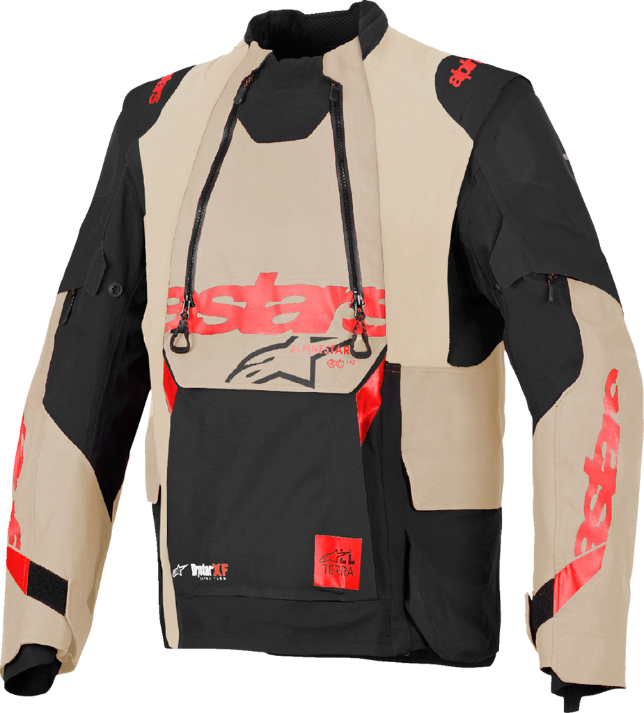 Alpinestars Halo Pro Drystar XF Laminated Motorcycle Jacket, Mastic/Black, 4XL, 3200426-8047-4X