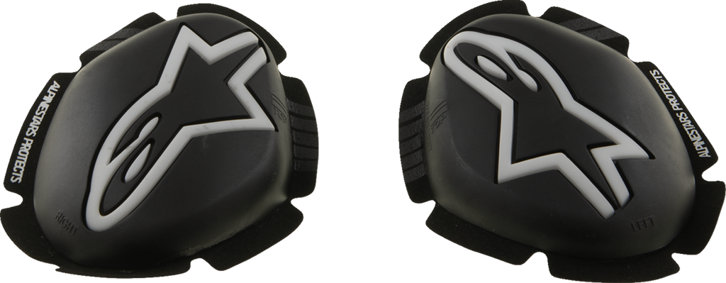 Alpinestars GP Plus Knee Sliders Black/White 6400226-12