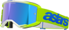 Alpinestars Vision 5 Blaze Goggle, Yellow/Blue with Blue Mirror Lens 5102125-5007