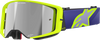 Alpinestars Goggles Supertech Goggle Corp Purple/Yellow with Silver Mirror Lens 5100326-3156