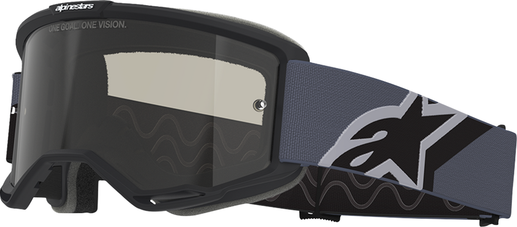 Alpinestars Vision Sand Goggle Black/Gray with Dark Gray Smoke Lens 5100826-1572