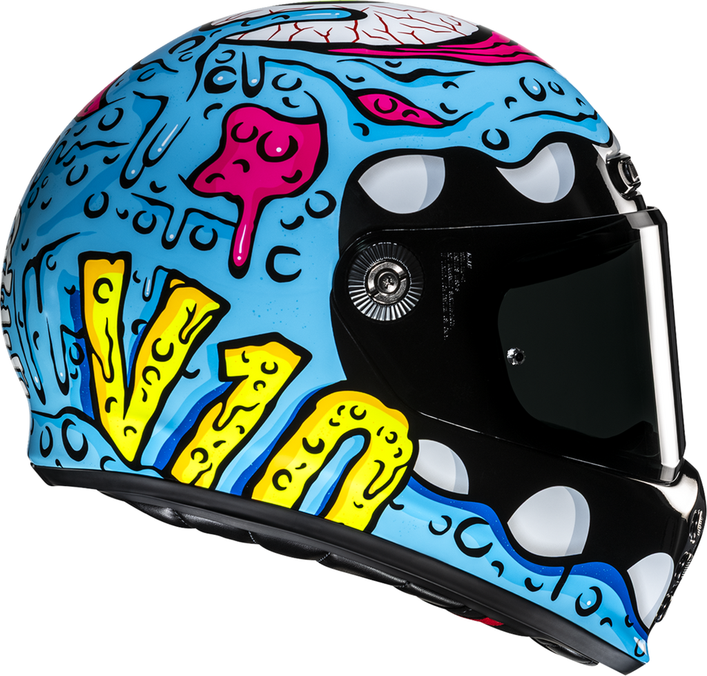 HJC V10 Squeeze MC28 Helmet Small FA45NUS4828V