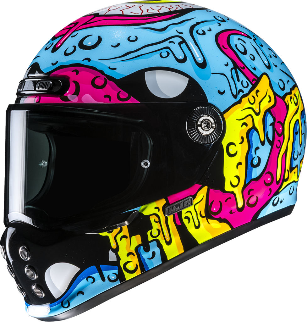 HJC V10 Squeeze MC28 Helmet, Large – FA45NUS6828V