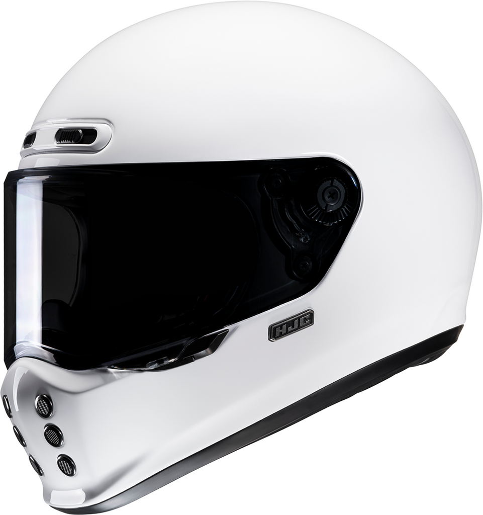 HJC V10 Solid White Helmet Small FA45NUS4XWHV