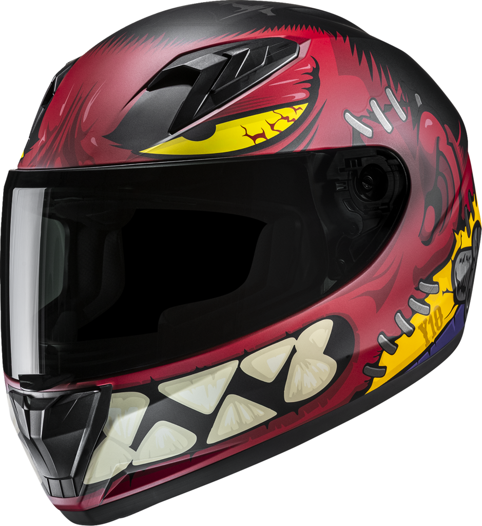 HJC Youth Y10 Frank MC1SF Helmet, Large – FP70NUSG1S1V