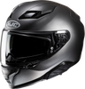 HJC F71 Solid Motorcycle Helmet, Semi-Flat Black Titanium, Small - FA47NUS4SBTV