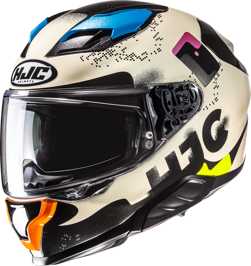 HJC F71 Faco MC28 Motorcycle Helmet - Small, FA47NUS4A28V
