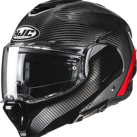 HJC F100 Carbon Modular Helmet - Stan - MC1 - Large EB20NUS6001V