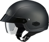 HJC IS-Cruiser Motorcycle Helmet, Rubbertone Flat Black, Small, HP31NUS4RFBV