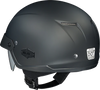 HJC IS-Cruiser Motorcycle Helmet, Rubbertone Flat Black, Small, HP31NUS4RFBV