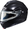 HJC C91 Modular Electric Snow Helmet, Solid Black, Large, EP25EUS6XBKV