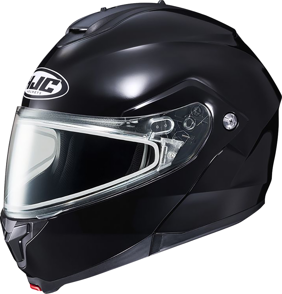 HJC C91 Modular Snow Helmet with Dual-Pane Shield, Solid Black, Small – EP25SUS4XBKV