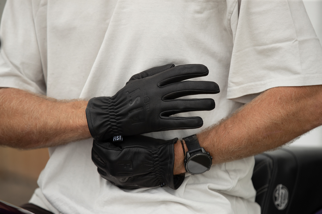 FIST HANDWEAR The Rig Road Leather Gloves, Black, 2XS - FR001XXS