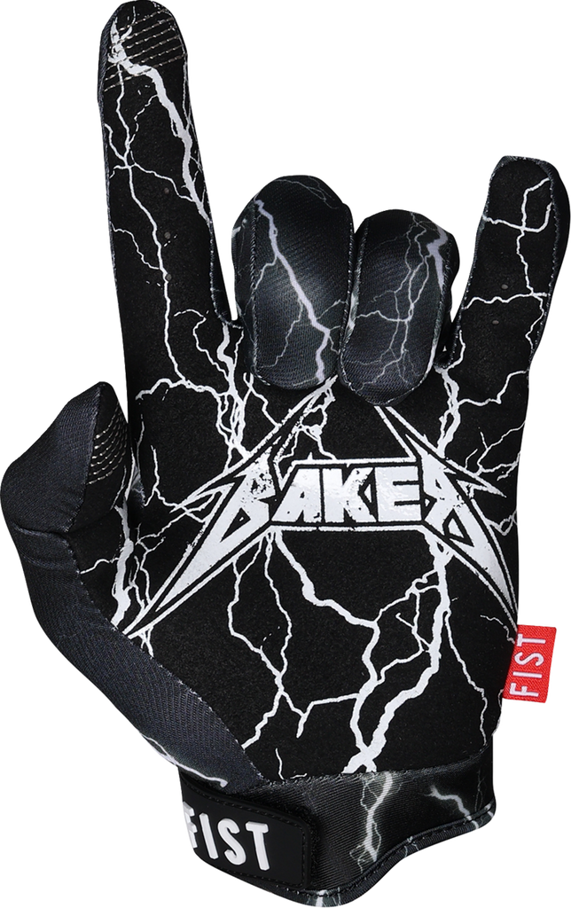 FIST Handwear Strapped Brady Baker Lightning Gloves, Small - F-GS-01753-S