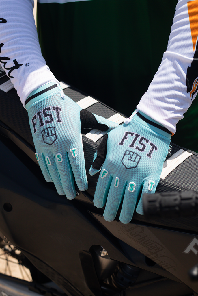 FIST HANDWEAR Breezer Ruthless Teal Staple Gloves, Small – F-GB-01757-S