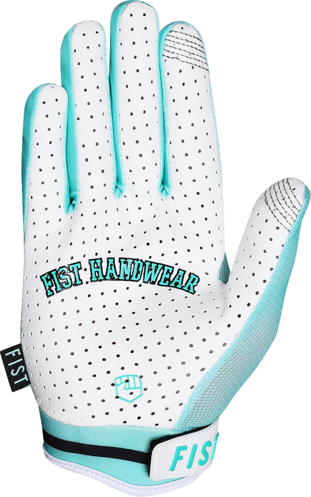FIST HANDWEAR Breezer Ruthless Teal Staple Gloves, Large — F-GB-01757-L