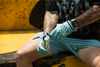 FIST HANDWEAR Breezer Ruthless Teal Staple Gloves, Large — F-GB-01757-L