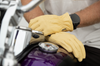 FIST HANDWEAR The Rig Road Full Grain Leather Gloves, Yellow, Small – F-GR-01325-S