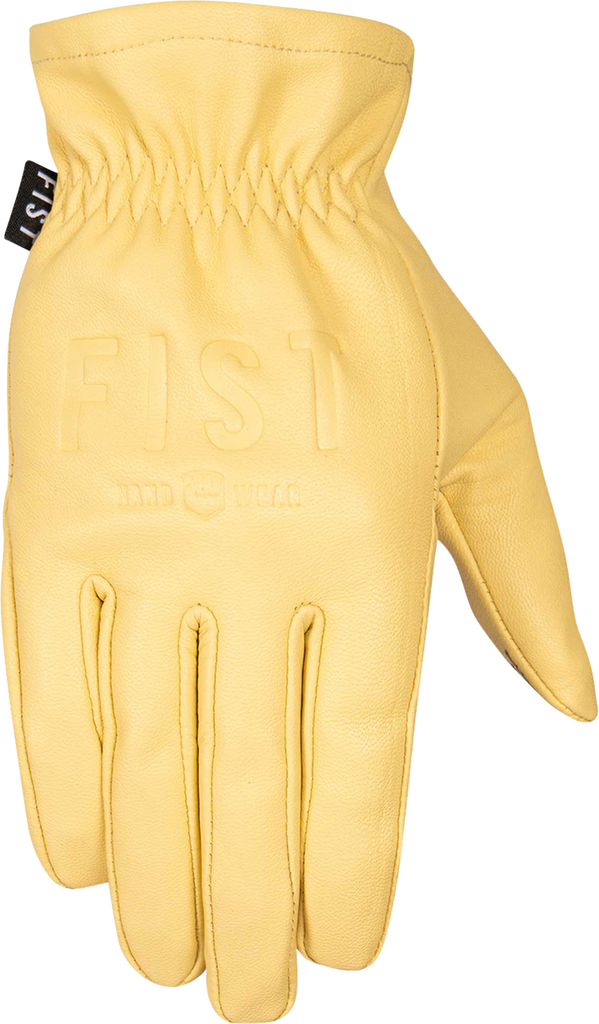 FIST HANDWEAR The Rig Road Full Grain Leather Gloves, Yellow, XL – F-GR-01325-XL