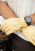 FIST HANDWEAR The Rig Road Full Grain Leather Gloves, Yellow, XL – F-GR-01325-XL