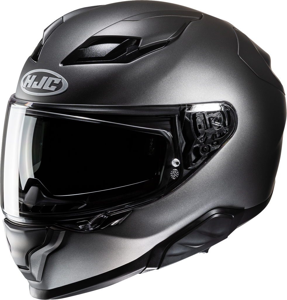 HJC F71 Helmet Solid Semi-Flat Titanium Large FA47NUS6SFTV
