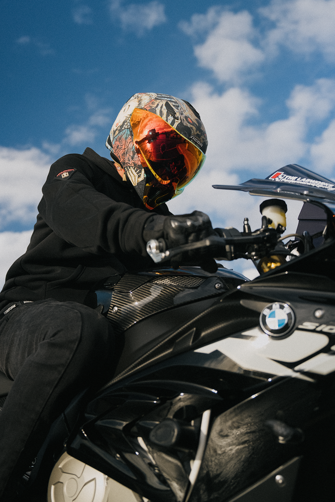 ICON Threshold™ Modular Helmet Odokuro Black XS 0100-2714