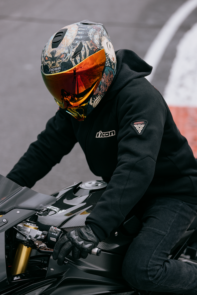 ICON Threshold™ Modular Helmet Odokuro Black XS 0100-2714