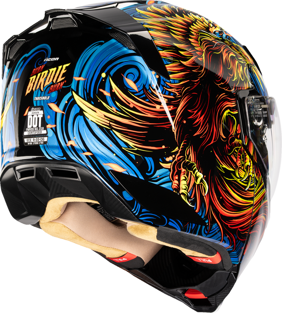 ICON Threshold™ Modular Helmet Burn Birdie Burn Blue XS 0100-2721