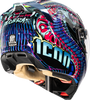 ICON Threshold™ Modular Helmet Synthwave Lazer Cobra Blue Large 0100-2731
