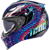 ICON Threshold™ Modular Helmet Synthwave Lazer Cobra Blue Medium 0100-2730