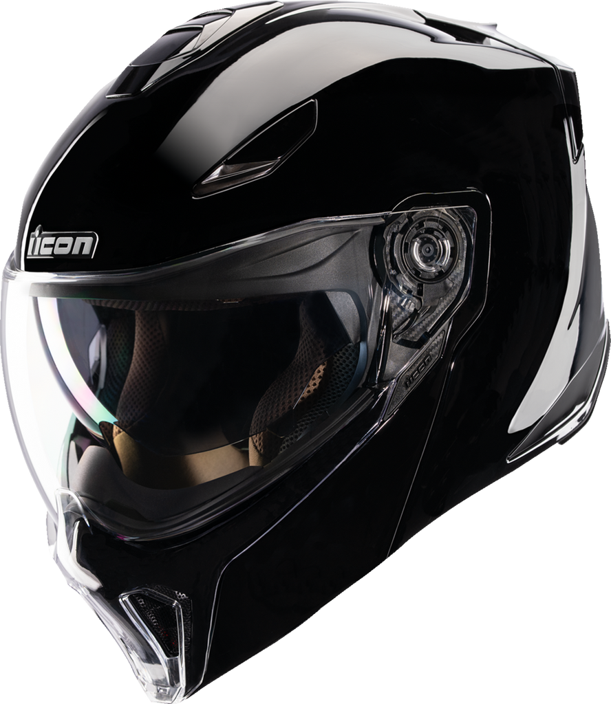 ICON Threshold™ Modular Helmet Solid Gloss Black 3XL 0100-2817
