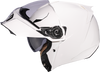 ICON Threshold Modular Helmet Solid Gloss White Medium 0100-2820
