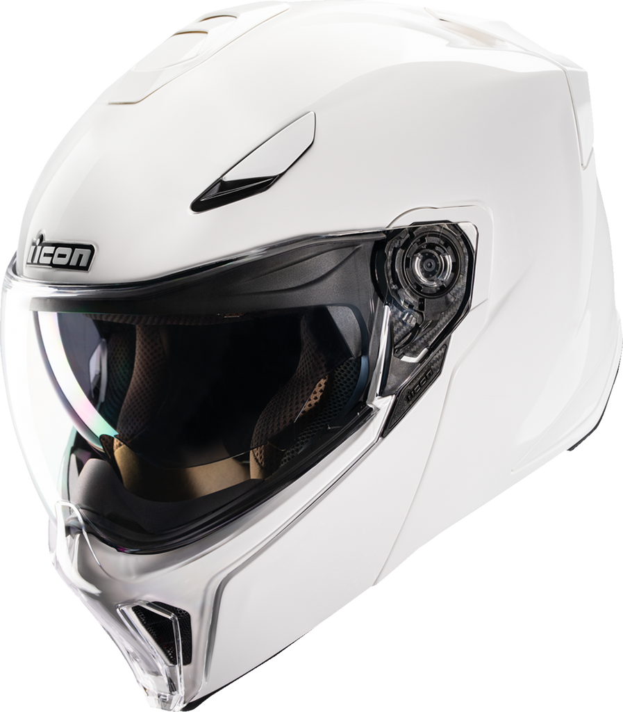 ICON Threshold™ Modular Helmet Solid Gloss White XL 0100-2822