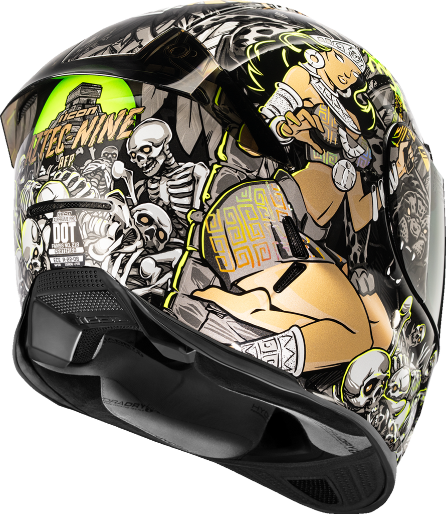 ICON Airframe Pro Aztec Nine Gold Helmet XL 0101-19170