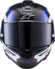 ALPINESTARS Supertech R10 Arius Helmet 22.06 Gloss Black/White/Blue XL 8203926-1647-XL