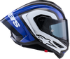 ALPINESTARS Supertech R10 Arius Helmet 22.06 Gloss Black/White/Blue XL 8203926-1647-XL