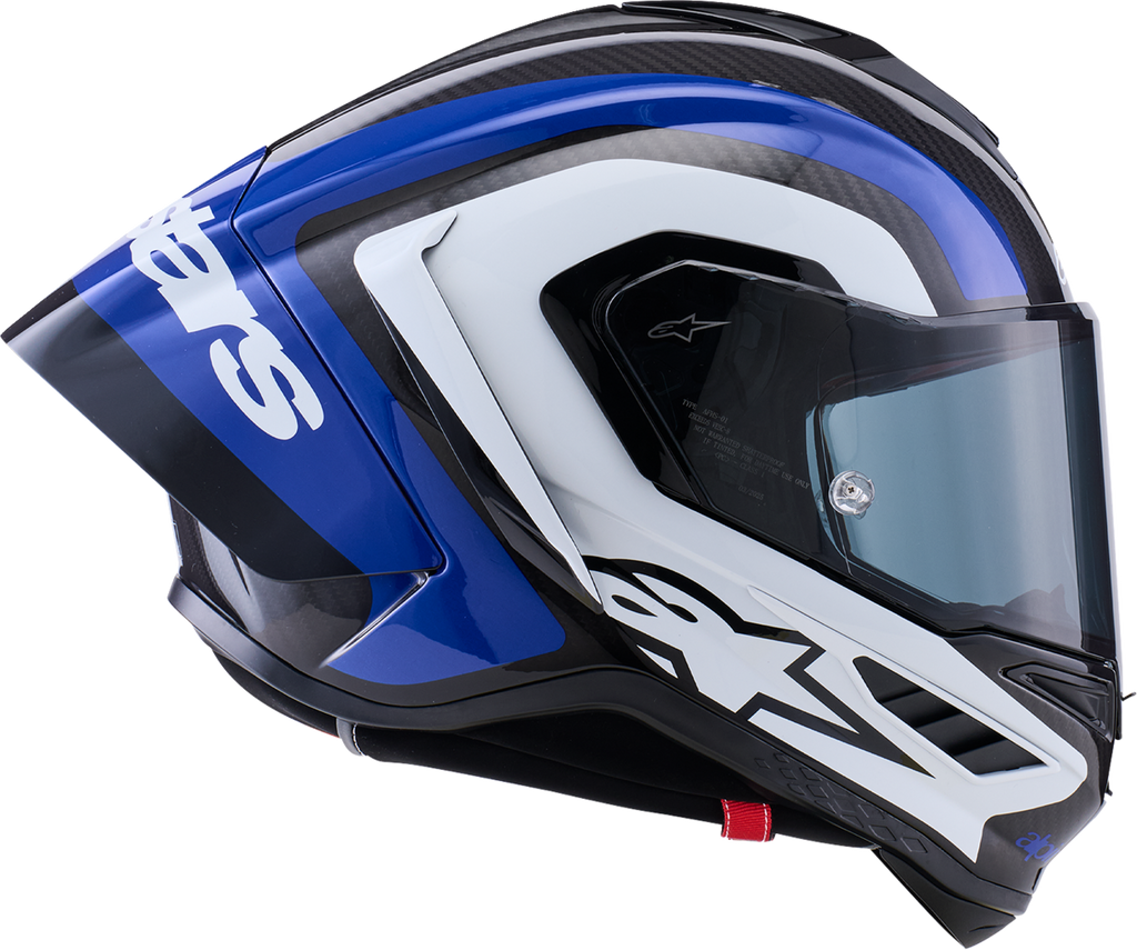 ALPINESTARS Supertech R10 Arius Helmet 22.06 Gloss Black/White/Blue XL 8203926-1647-XL
