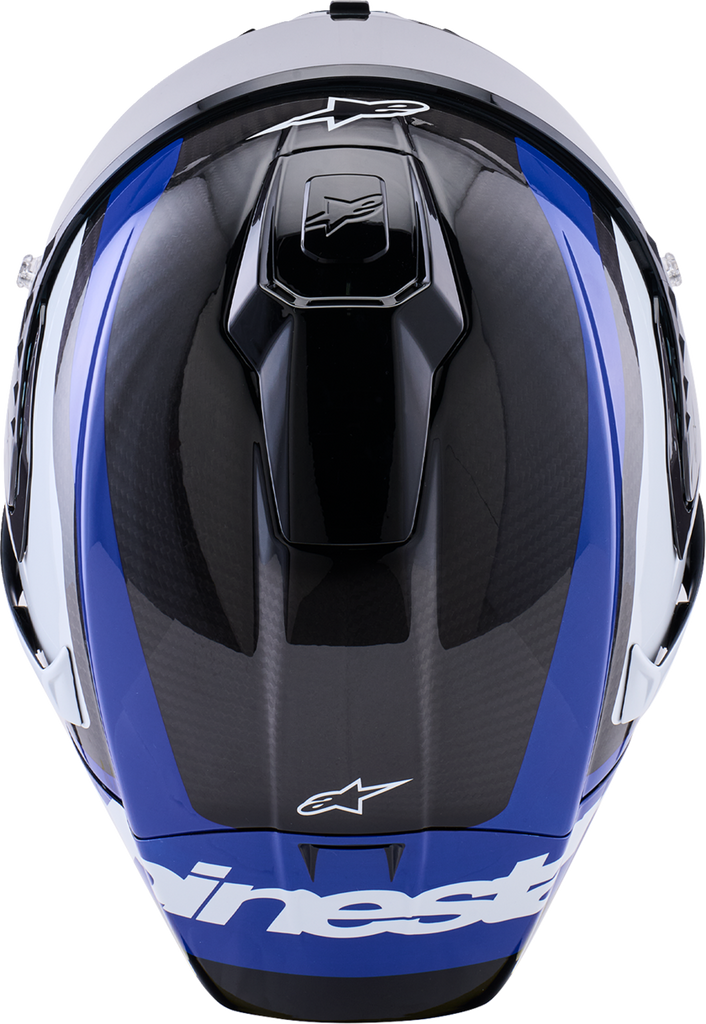 ALPINESTARS Supertech R10 Arius Helmet 22.06 Gloss Black/White/Blue XL 8203926-1647-XL