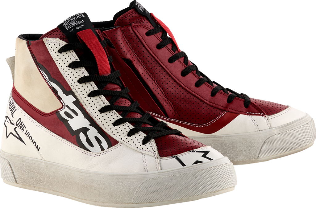 Alpinestars Stella Stated Flair Women's Motorcycle Shoes White/Rio Red US 7 - 2541426-2066-7