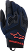 ALPINESTARS Manti Air Gloves Deep Blue/Fluo Red/Asphalt Small 3570225-7196-S