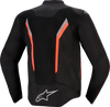 Alpinestars AST v3 Air Motorcycle Jacket Black/Dark Gray/Red Fluo Small 3300426-1051-S