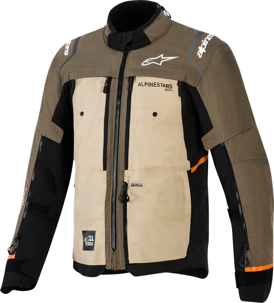 Alpinestars Cusco Drystar Jacket Walnut/Aluminum/Black Large 3201126-9304-L