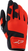 Alpinestars Ignite Motorcycle Gloves, Red Tangerine/Black, 2XL – 3560926-3184-2XL